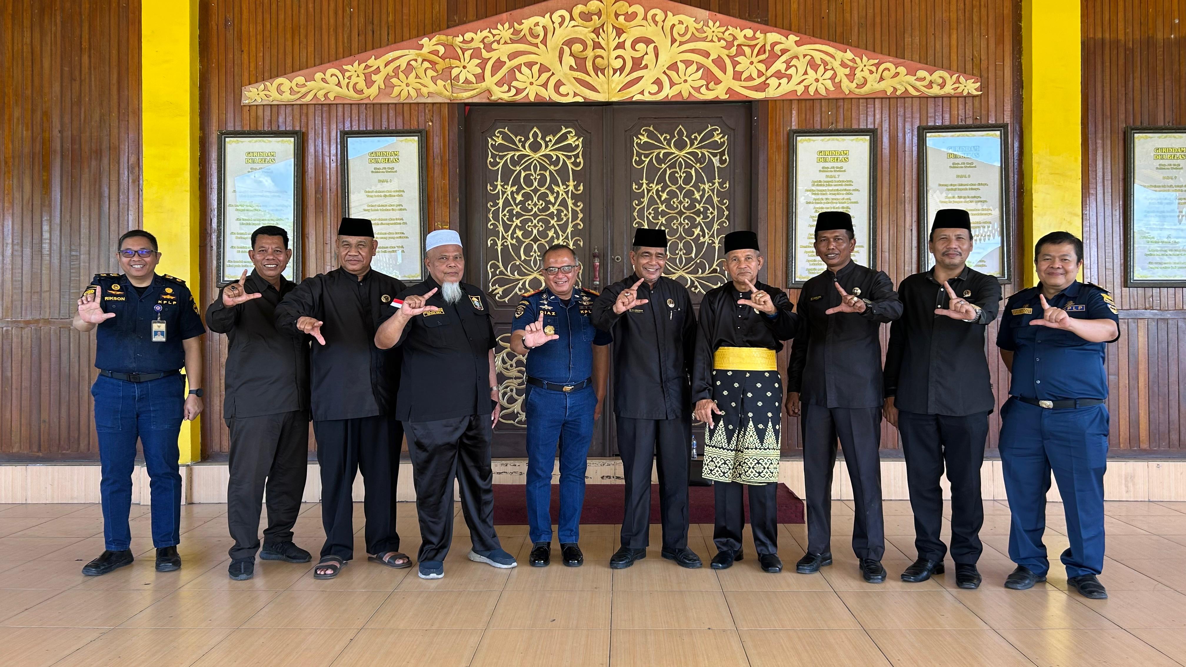 KANTOR KSOP KELAS I DUMAI MENGHADIRI UNDANGAN DARI LEMBAGA ADAT MELAYU RIAU (LAMR) KOTA DUMAI